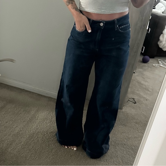 PAIGE denim wide leg jeans - Picture 4 of 4